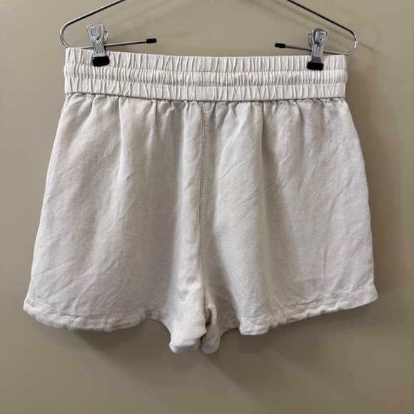 & other stories Drawstring Shorts linen blend size 6 - Picture 7 of 9